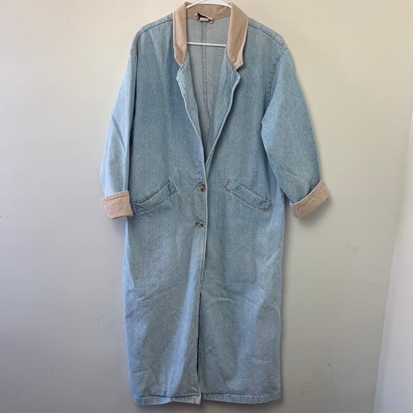 dungaree Jackets & Blazers - VTG Dungarees Long Denim Jacket